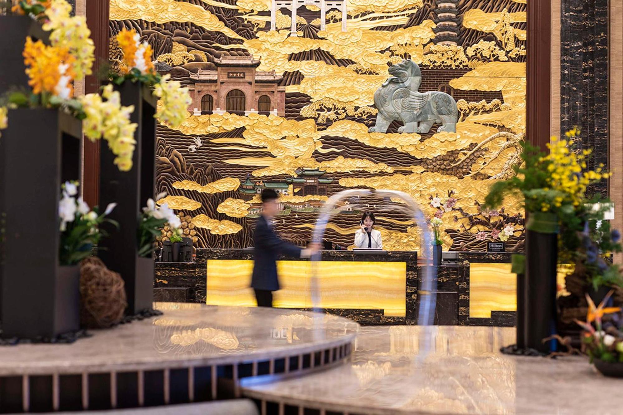 Hotel Hilton Nanjing Nankin Zewnętrze zdjęcie