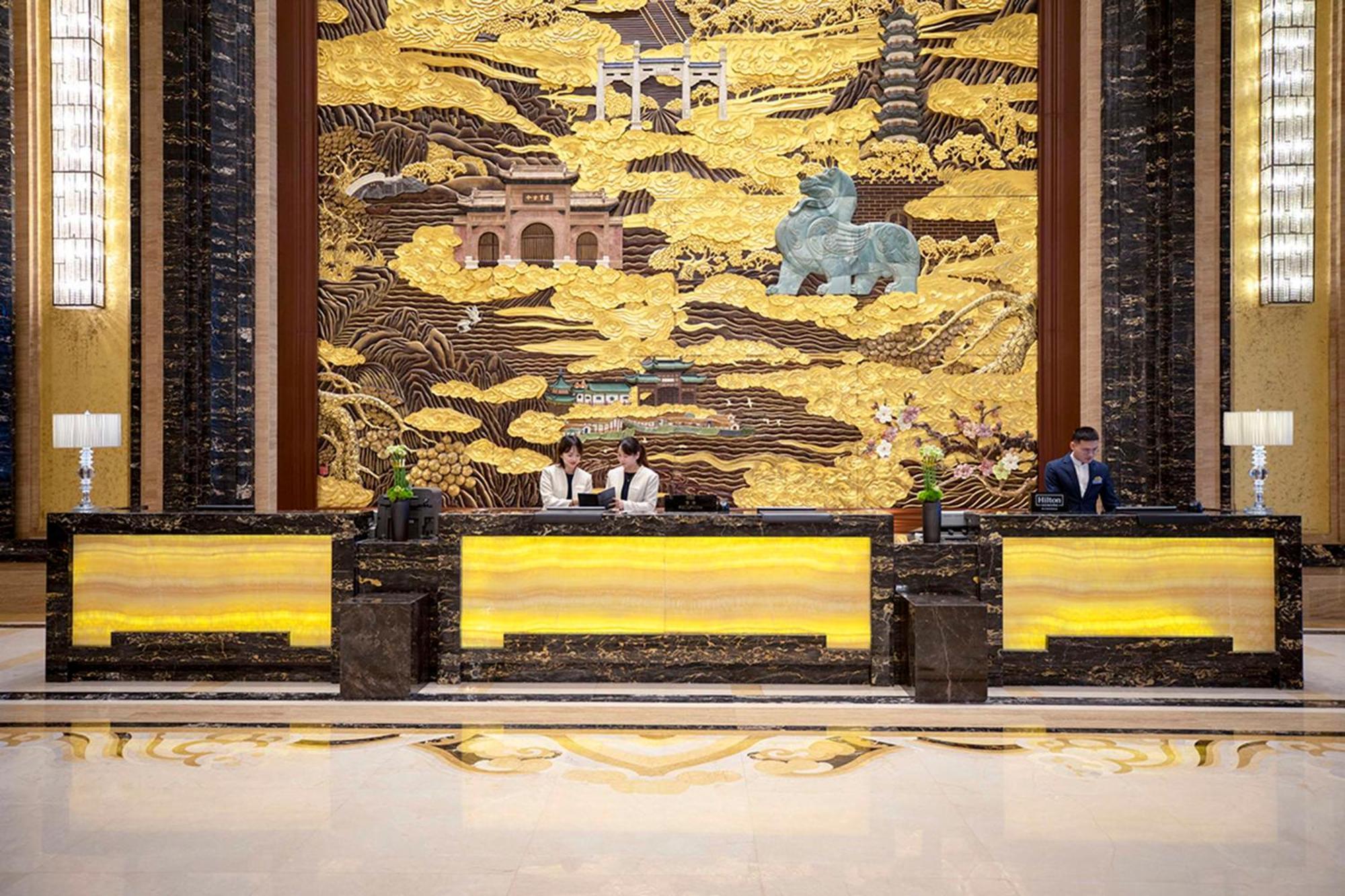 Hotel Hilton Nanjing Nankin Zewnętrze zdjęcie